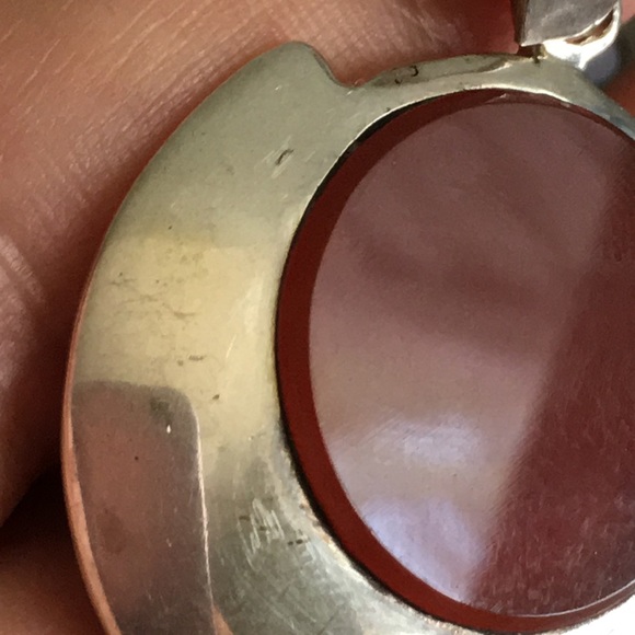 🖤Carnelian💕silver pendant - Picture 9 of 14